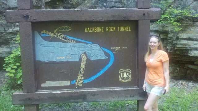Sherri at Backbone Rock - 05/30/11