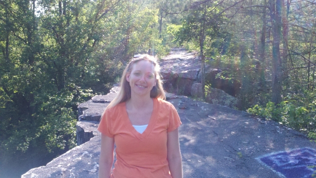 Sherri On Backbone Rock - 05/30/11